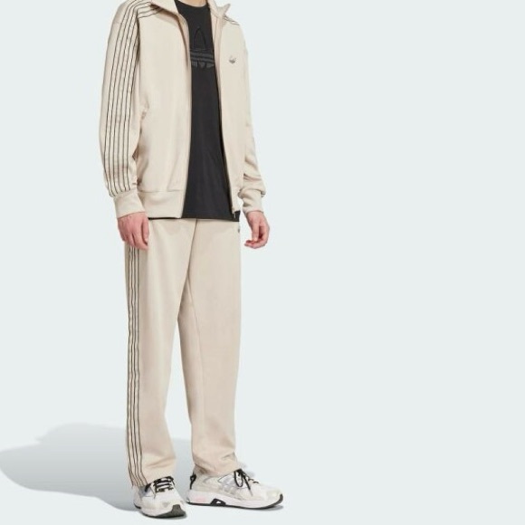 Adidas Originals [M] Men’s Firebird Outlined Track Pants Magic Beige IW5828 - Picture 3 of 7